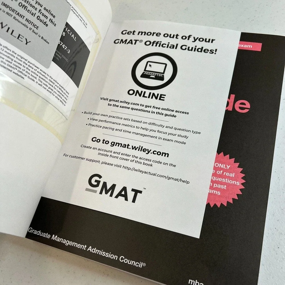 2018 Wiley GMAT Official Guide Quantitative Review, Verbal Review Book+Online 3x